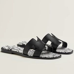 Hermes Oran Abstract Sandals NEW IN BOX 39.5